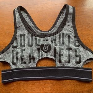 Doughnuts and Deadlifts Cut Out Bra